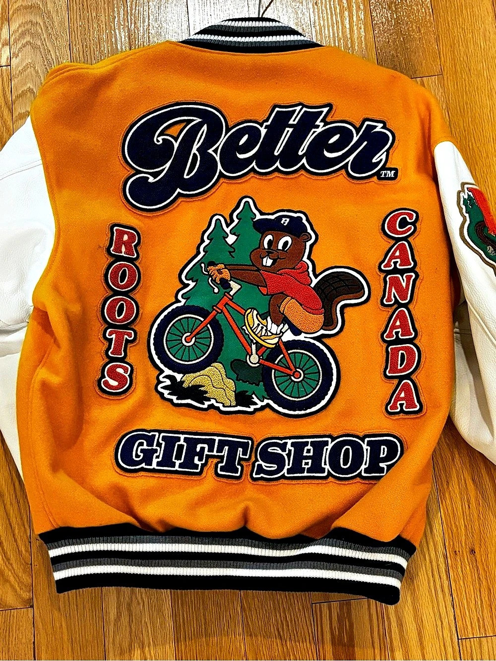 Better Gift Shop x Roots Varsity Jacket